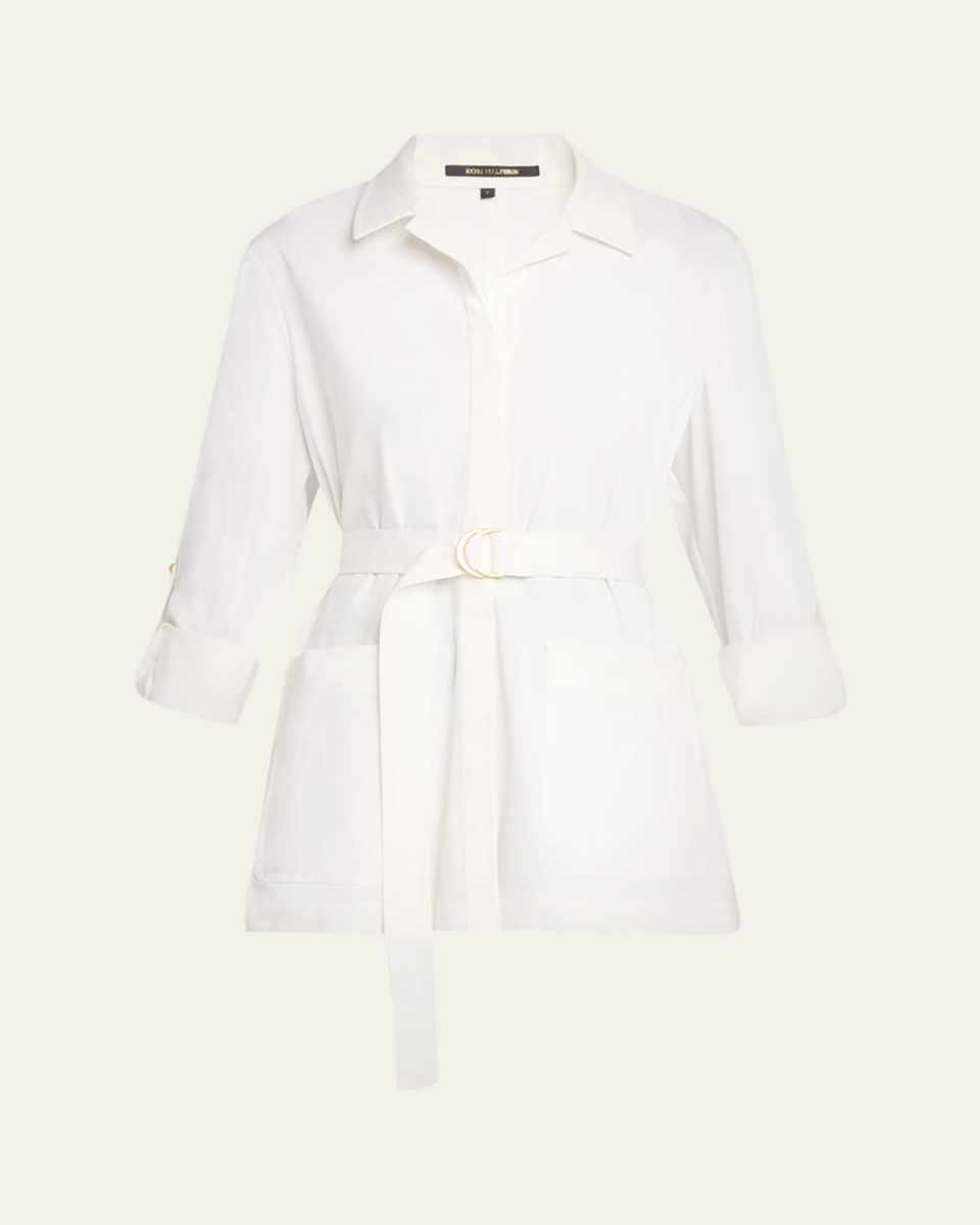 Veda Belted Cotton Jacket